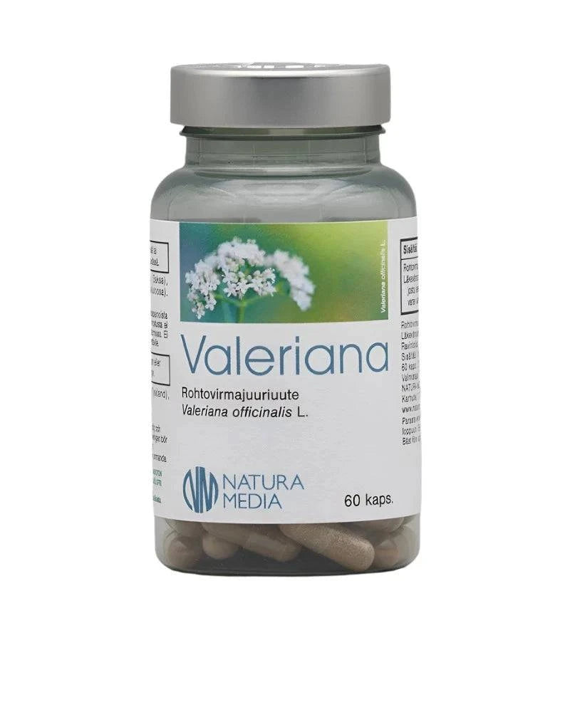 Natura Media Valeriana - Rohtovirmajuuriuute 60 kaps. - Sinunapteekki.fi