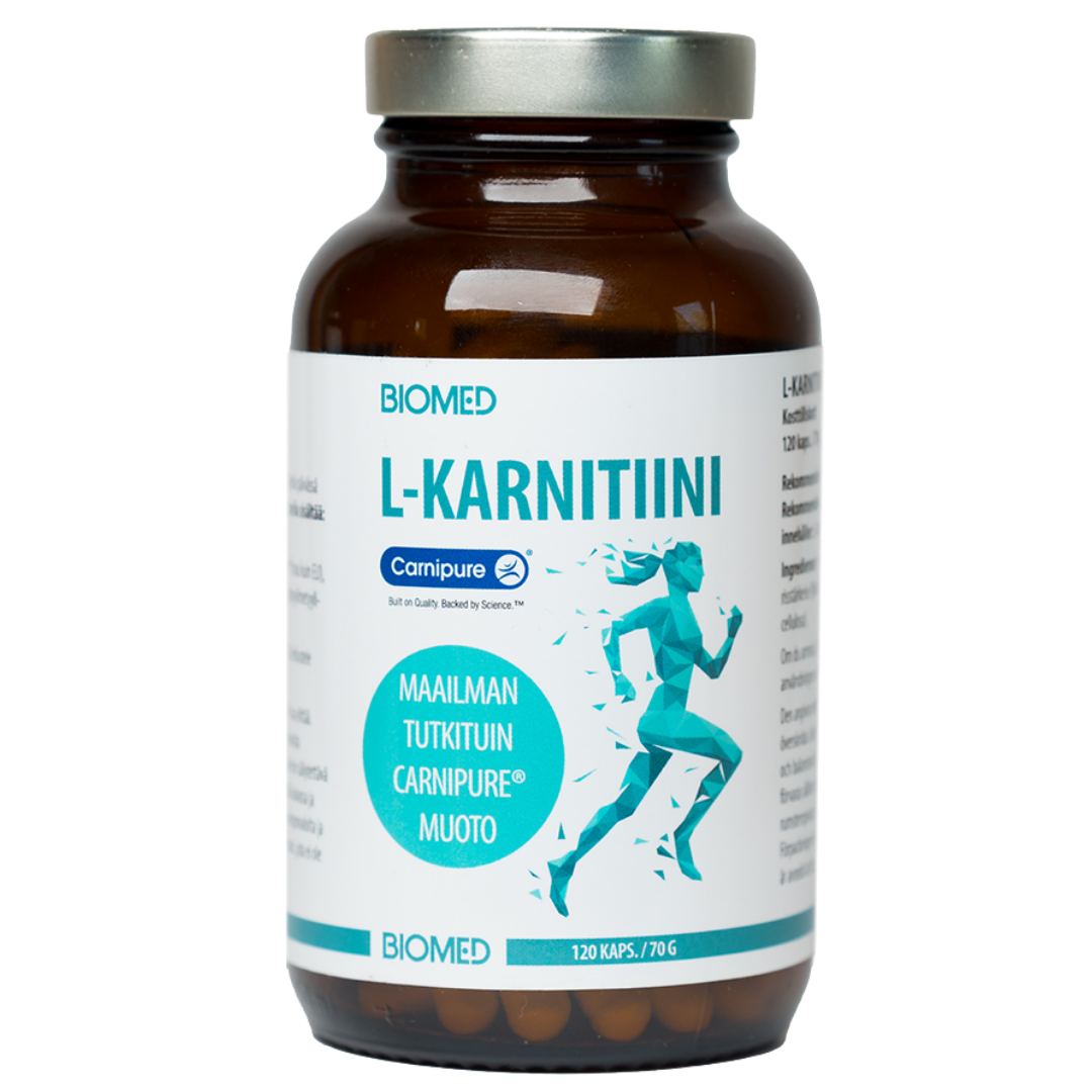 Biomed Carnipure L-Karnitiini 120 kaps.