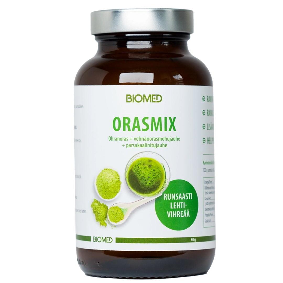 Biomed Orasmix - Viherjauhe 80 g