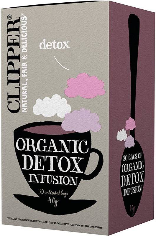 Clipper Organic Detox Infusion - Yrttitee 20 teepussia - Sinunapteekki.fi