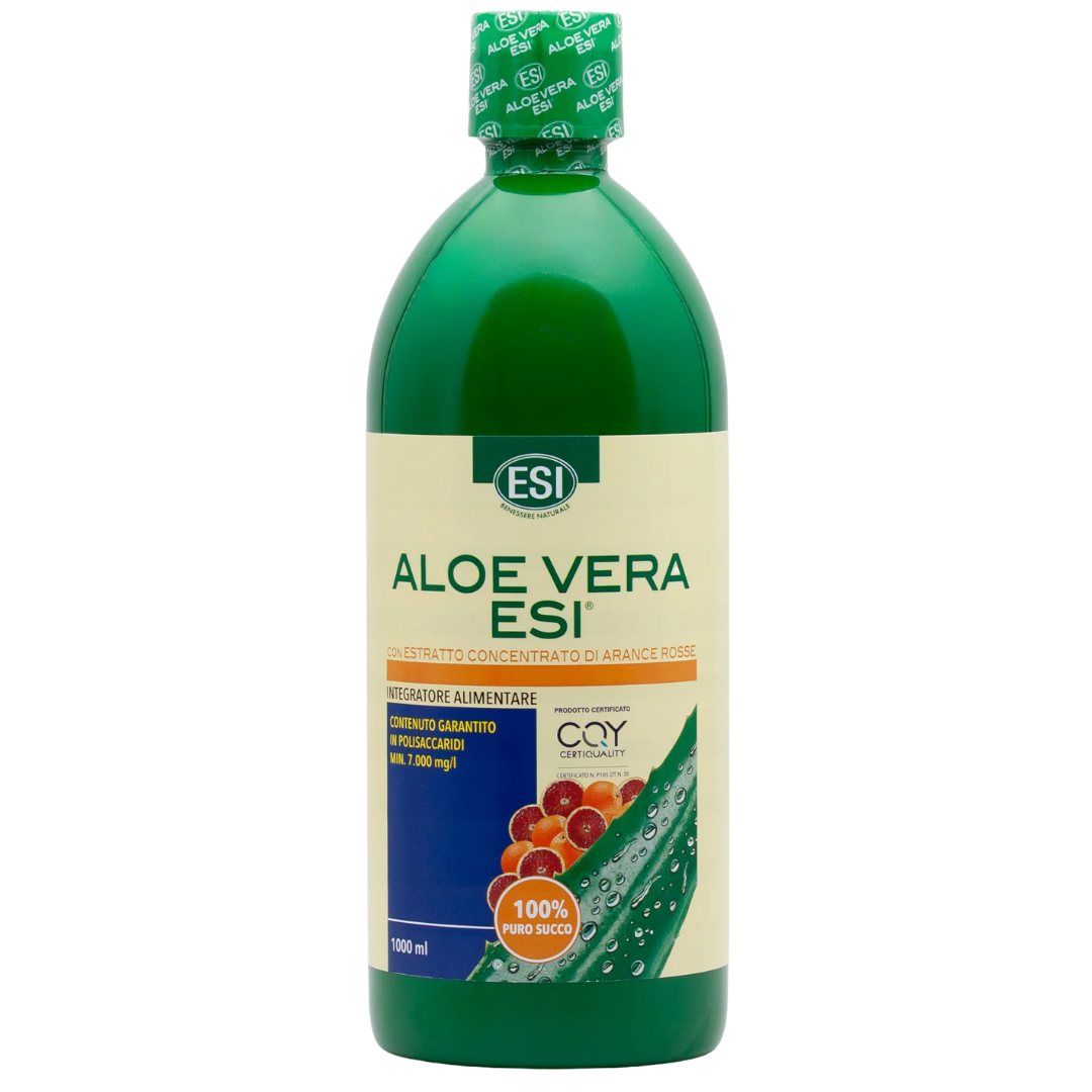 ESI Aloe Vera Täysmehu Veriappelsiini 1 L, sinunapteekki.fi