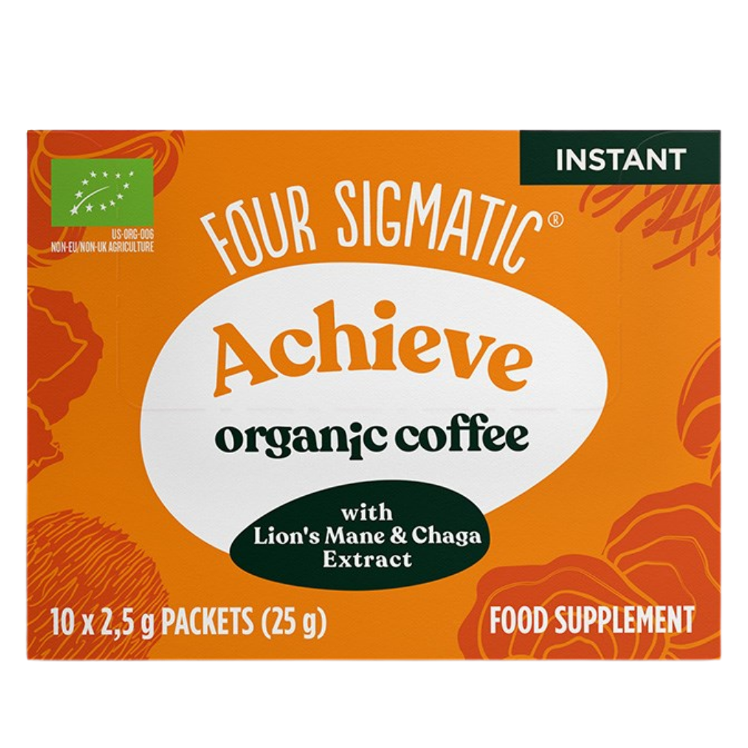 Four Sigmatic Achieve - Instant sieni-kahvijuomajauhe, sinunapteekki.fi