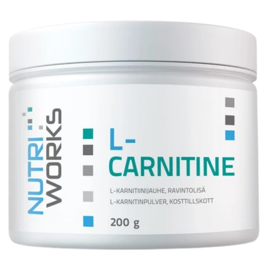 Nutri Works L-Carnitine - L-karnitiinijauhe 200 g