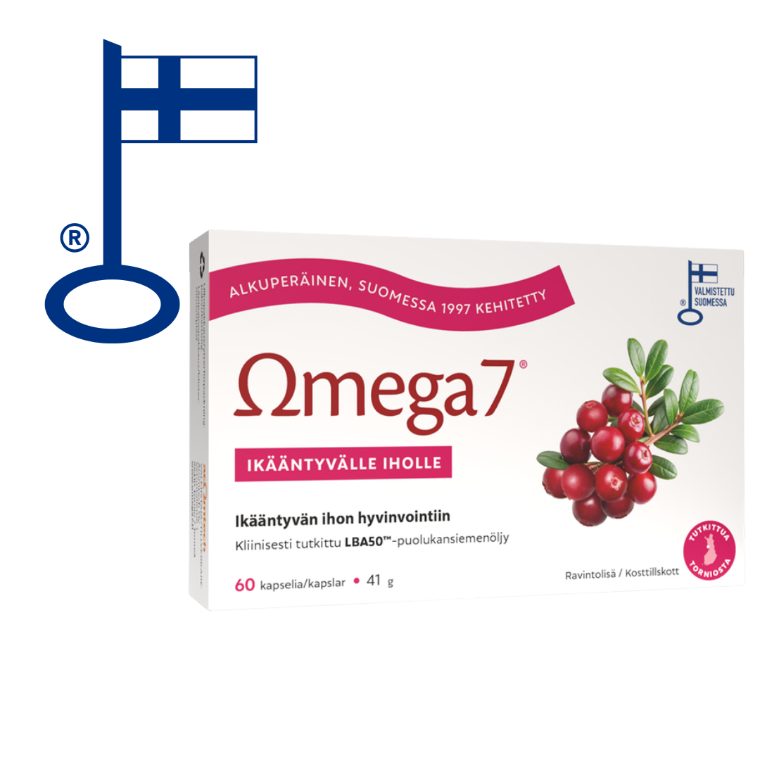 Omega7 LBA450™ - Ikääntyvälle iholle 60 kaps. - Valmistaja: Aromtech