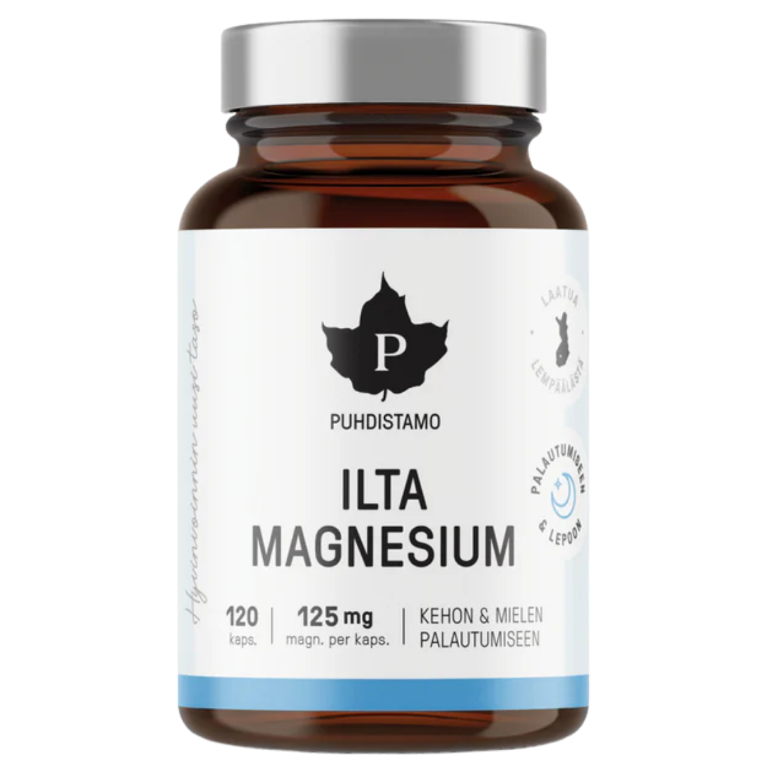 Puhdistamo Ilta Magnesium 120 kaps.