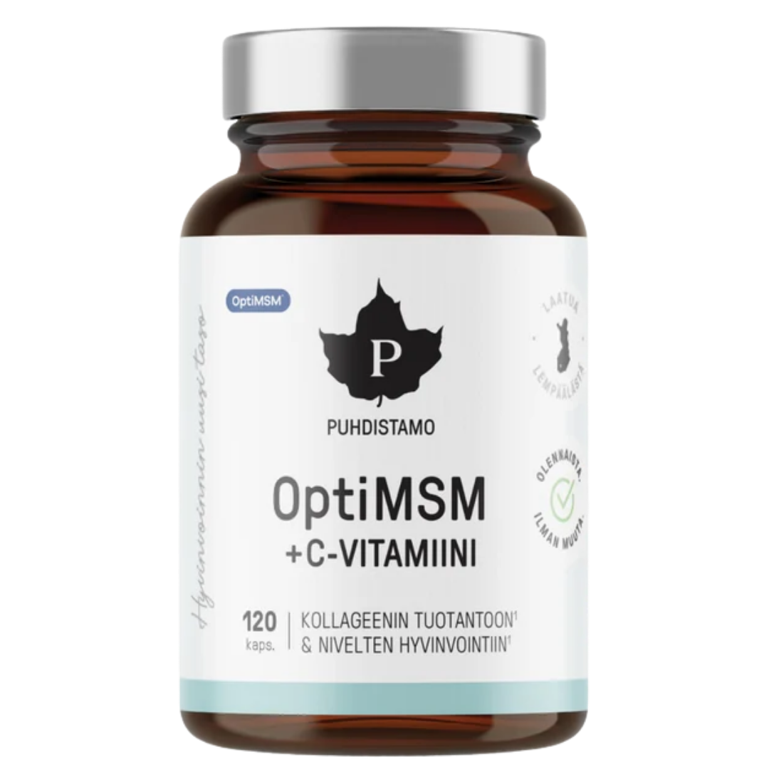 Puhdistamo OptiMSM + C 120 kaps.
