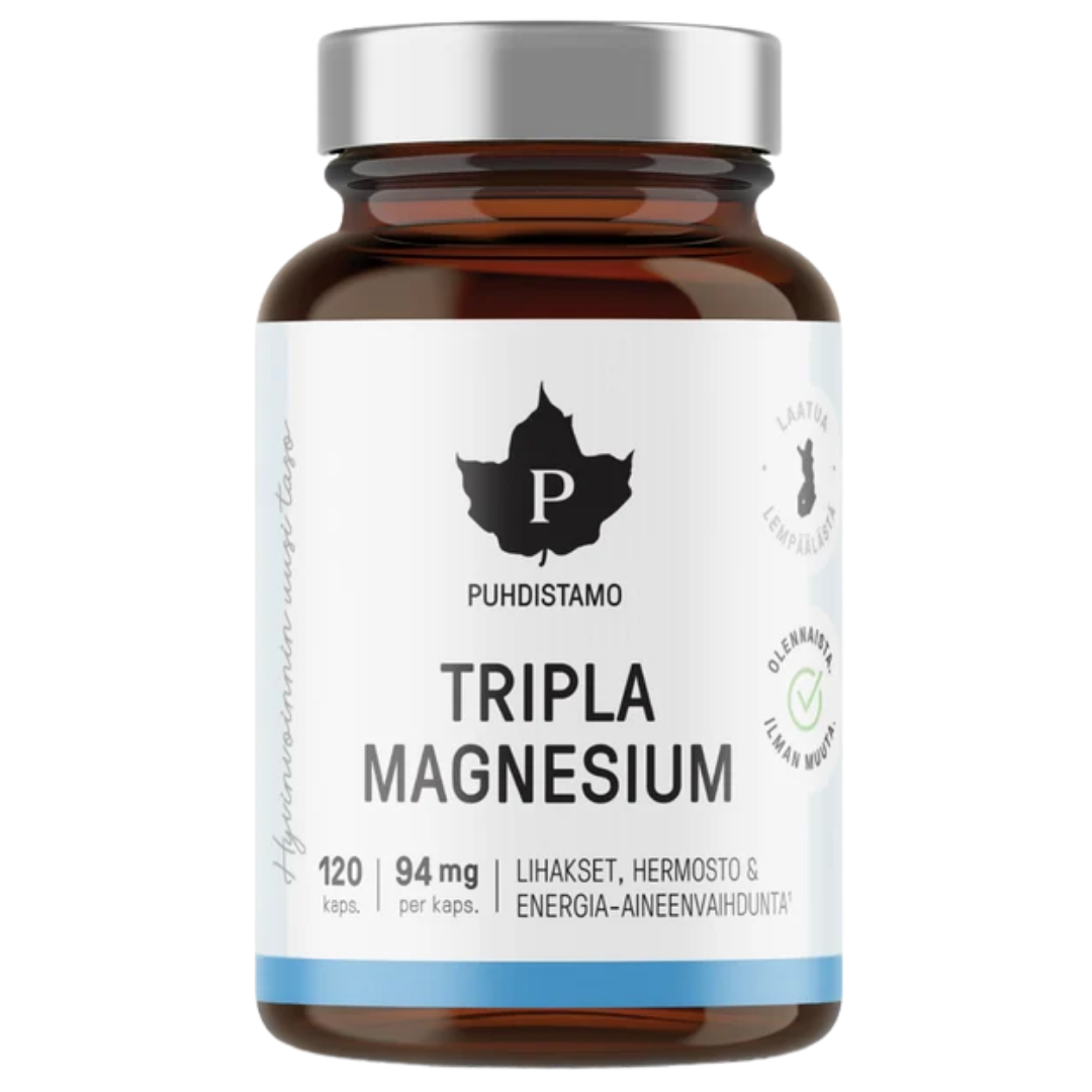 Puhdistamo Tripla Magnesium 120 kaps.