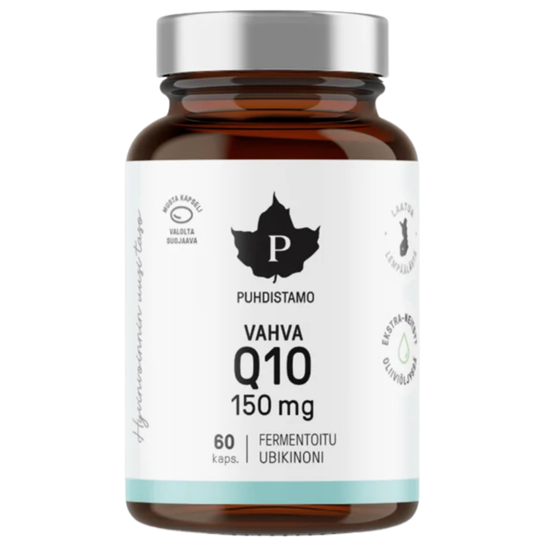 Puhdistamo Vahva Q10 Ubikinoni 150 mg 60 kaps.