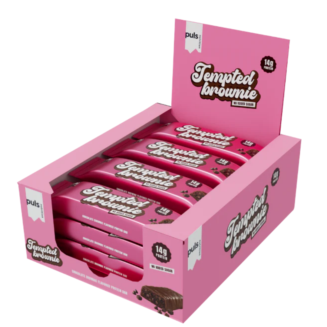 Puls Nutrition Tempted Brownie - Proteiinipatukka 12 x 45 g TUKKUPAKKAUS