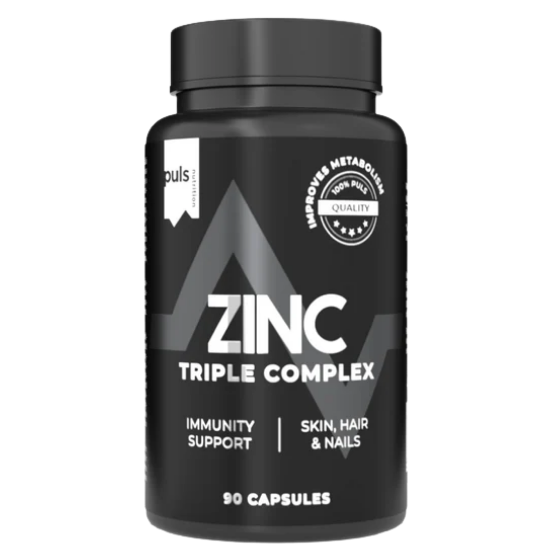 Puls Nutrition Zinc Triple Complex - Sinkki 90 kaps.