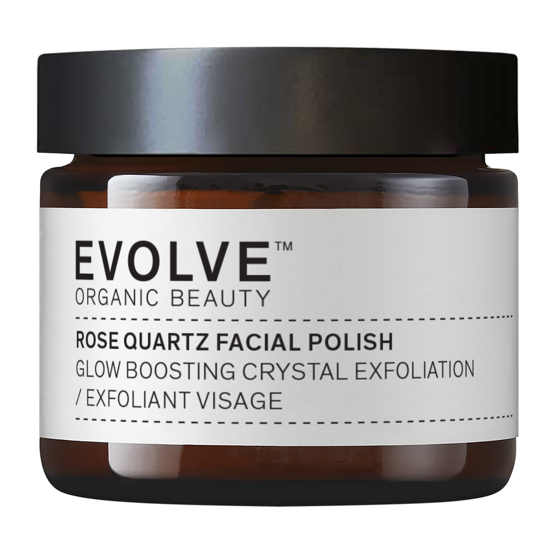 Evolve Organic Beauty Rose Quartz Facial Polish - Kasvokuorinta 60 ml - Sinunapteekki.fi