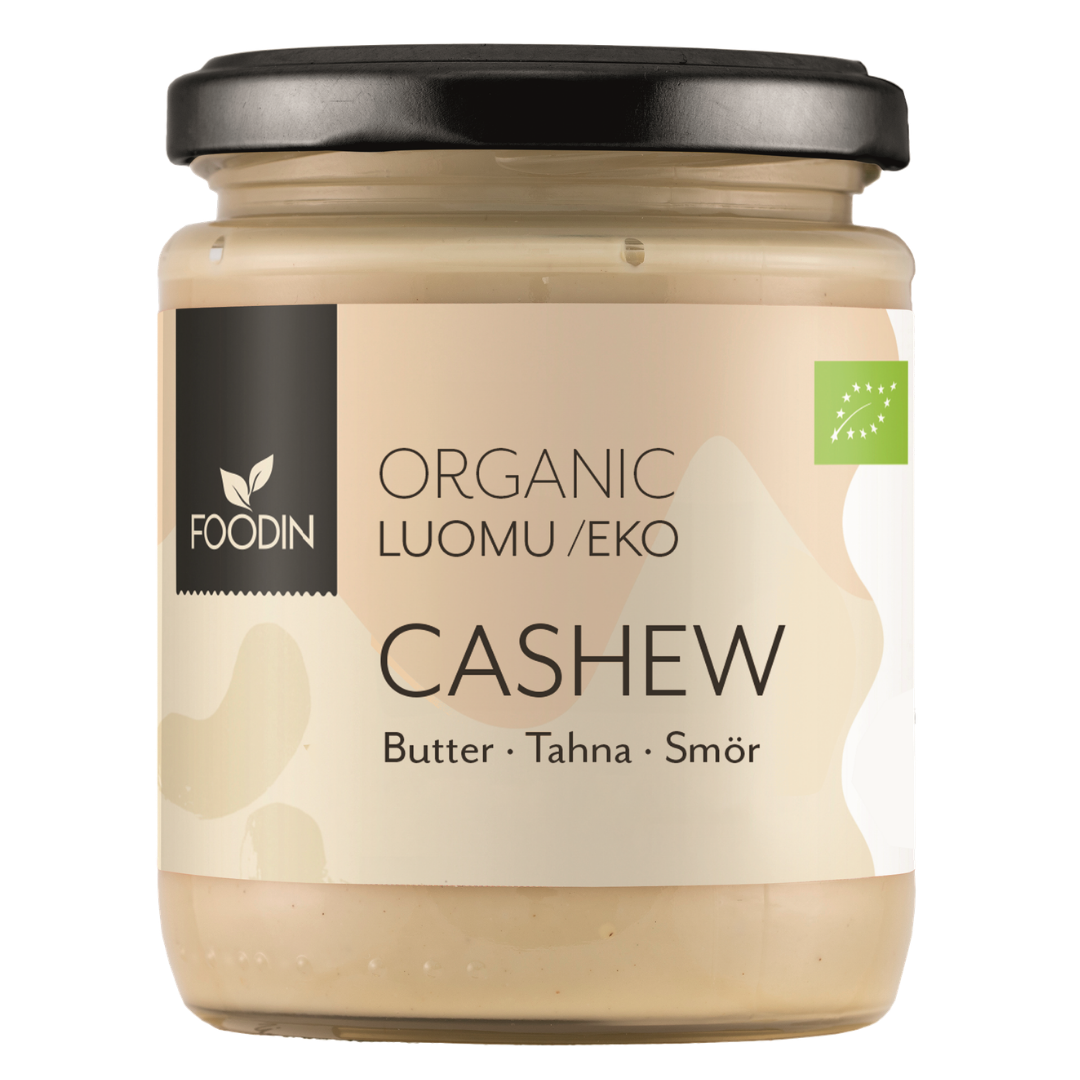 Foodin Luomu Cashewtahna 250 g - Sinunapteekki.fi