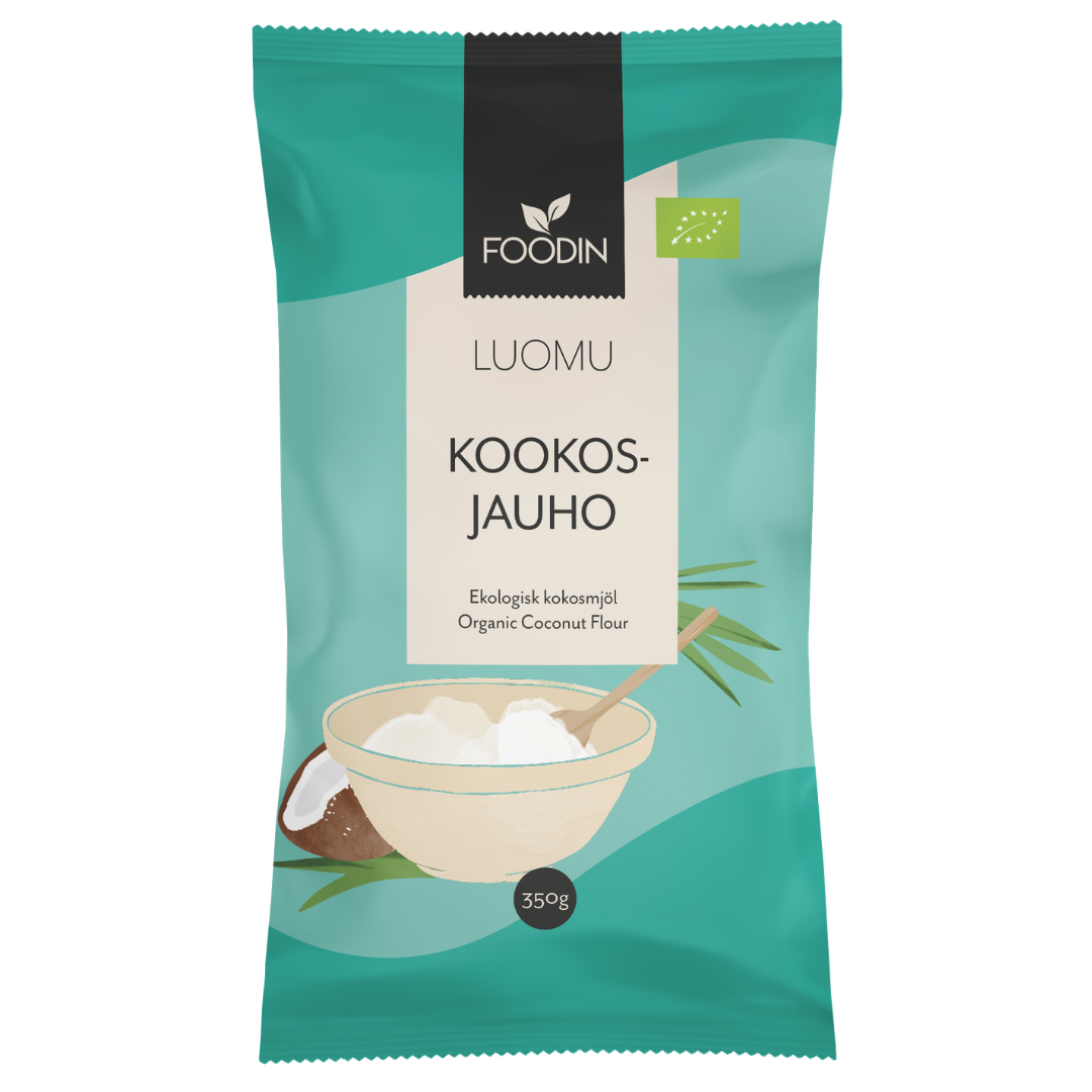 Foodin Luomu Kookosjauho 350 g - Sinunapteekki.fi