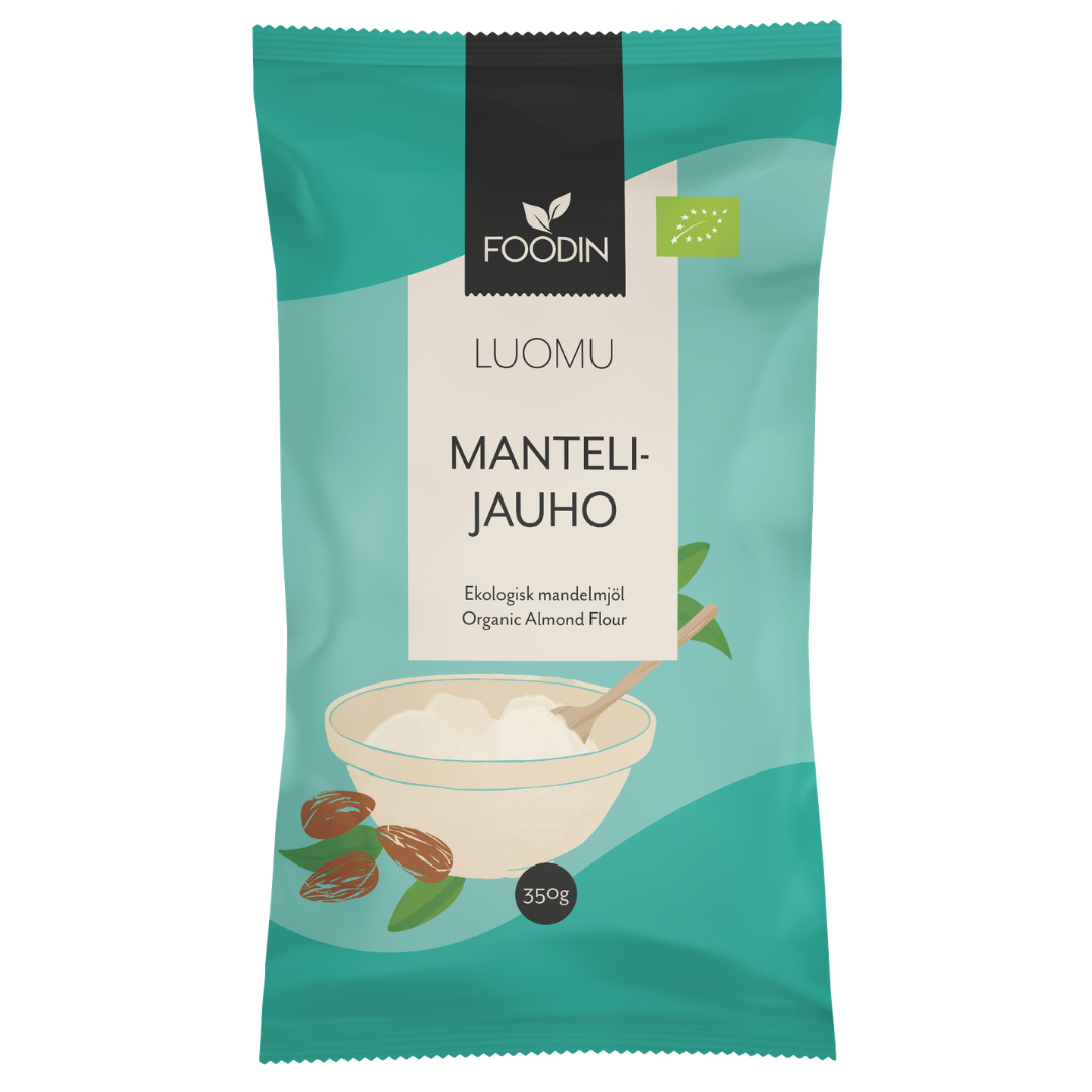 Foodin Luomu Mantelijauho 350 g - Sinunapteekki.fi