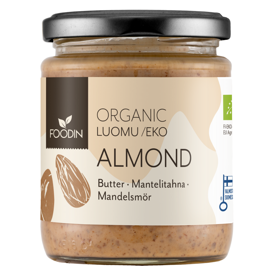 Foodin Luomu Mantelitahna 250 g - Sinunapteekki.fi