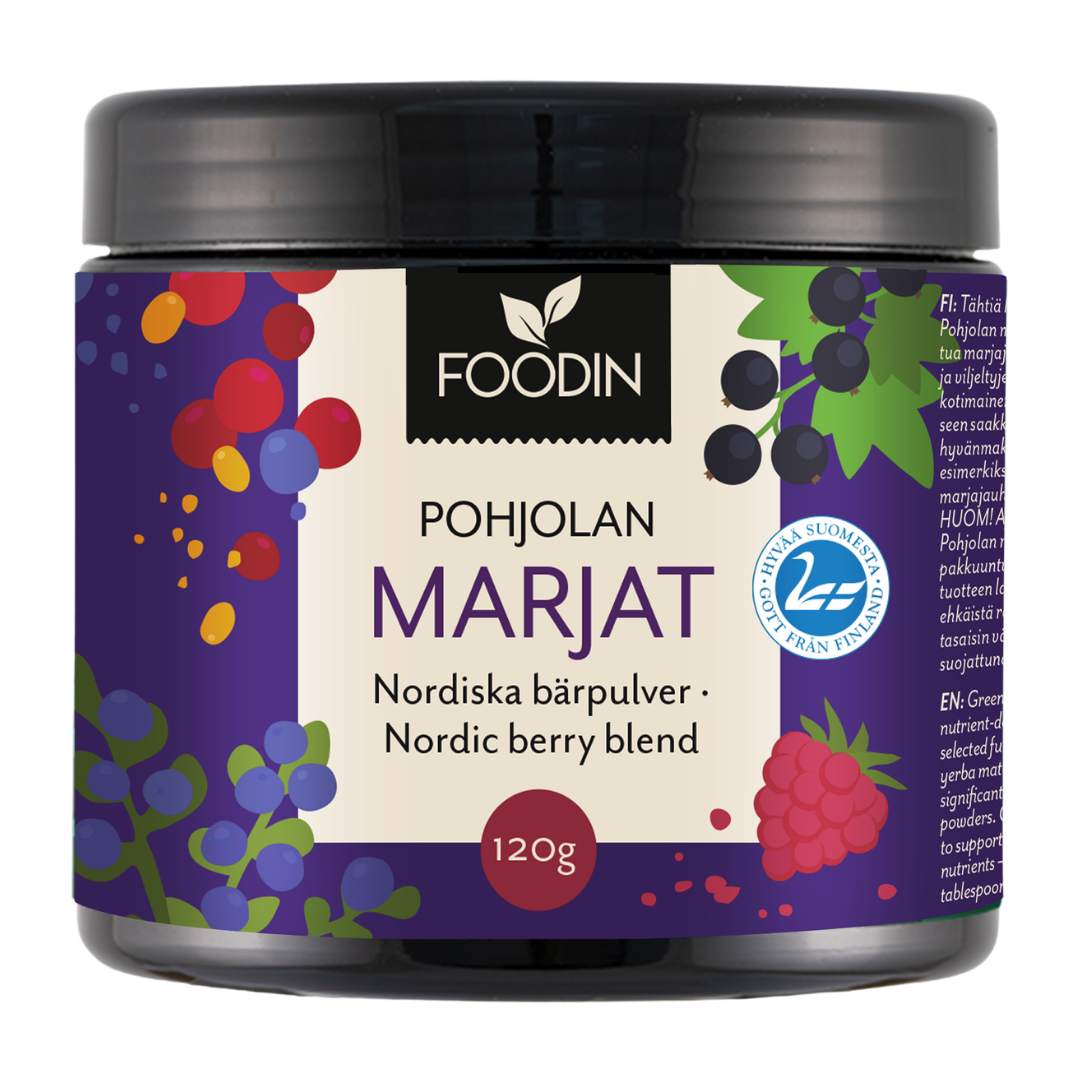 Foodin Pohjolan Marjat 120 g - Sinunapteekki.fi