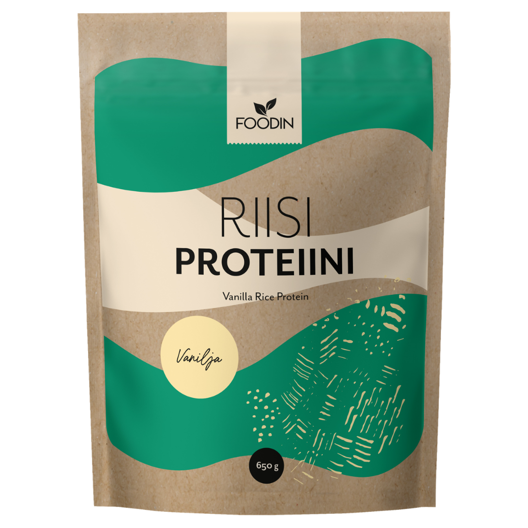 Foodin Riisi Proteiini Vanilja 650 g - Sinunapteekki.fi