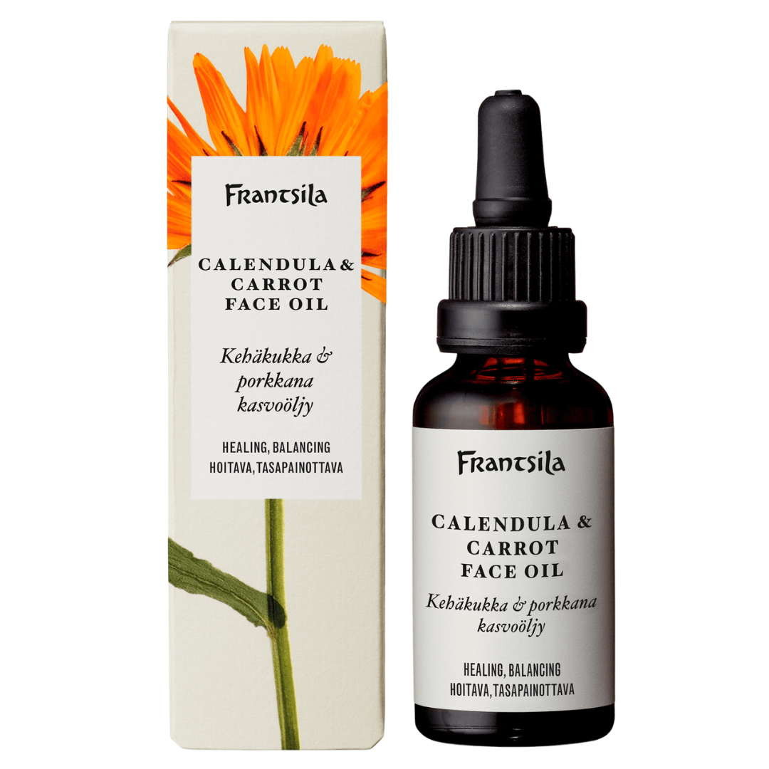 Frantsila Kehäkukka & Porkkana Kasvoöljy 30 ml - Sinunapteekki.fi