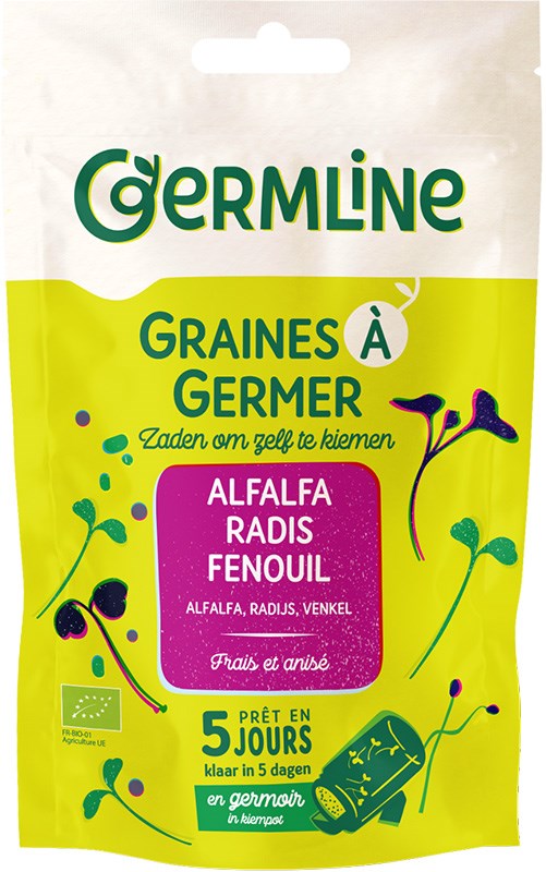 Germline Alfalfa-Retiisi-Fenkoli Siemensekoitus idätykseen 150 g