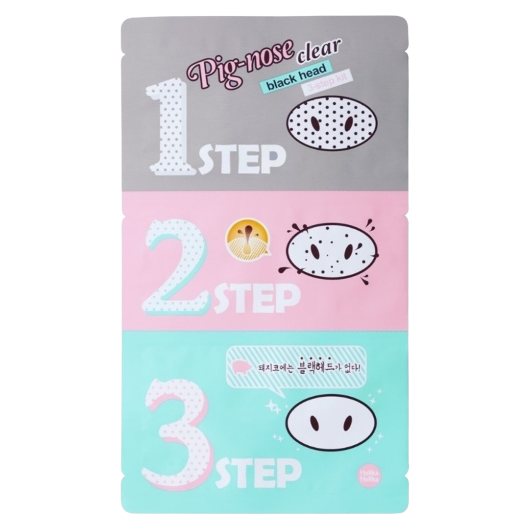 Holika Holika Pig Nose Clear Blackhead 3-step Kit - Mustapäälaastari - Sinunapteekki.fi