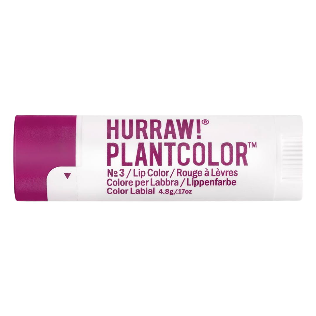 Hurraw! Plantcolor No3 - Sävyttävä Huulivoide 4,8 g