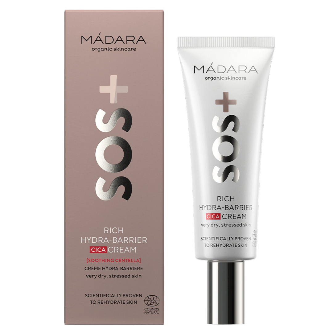 Madara SOS Hydration Rich Hydra-Barrier Cica Cream - Täyteläinen kasvovoide 40 ml - Sinunapteekki.fi