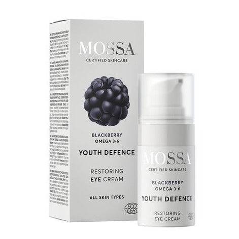 Mossa Youth Defence Restoring silmänympärysvoide - Karhunvatukka 15 ml - Sinunapteekki.fi