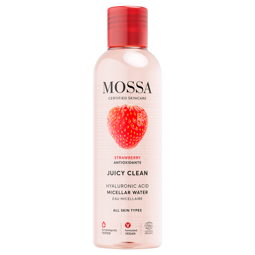 Mossa Juicy Clean Hyaluronic Acid Micellar Water - Misellivesi 200 ml - Sinunapteekki.fi