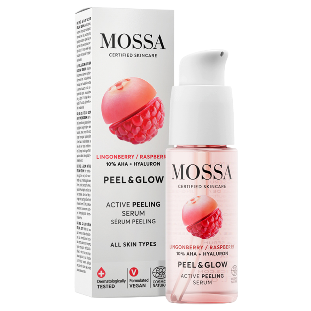 Mossa Peel & Glow Active Peeling Serum - Kuoriva seerumi 30 ml - Sinunapteekki.fi