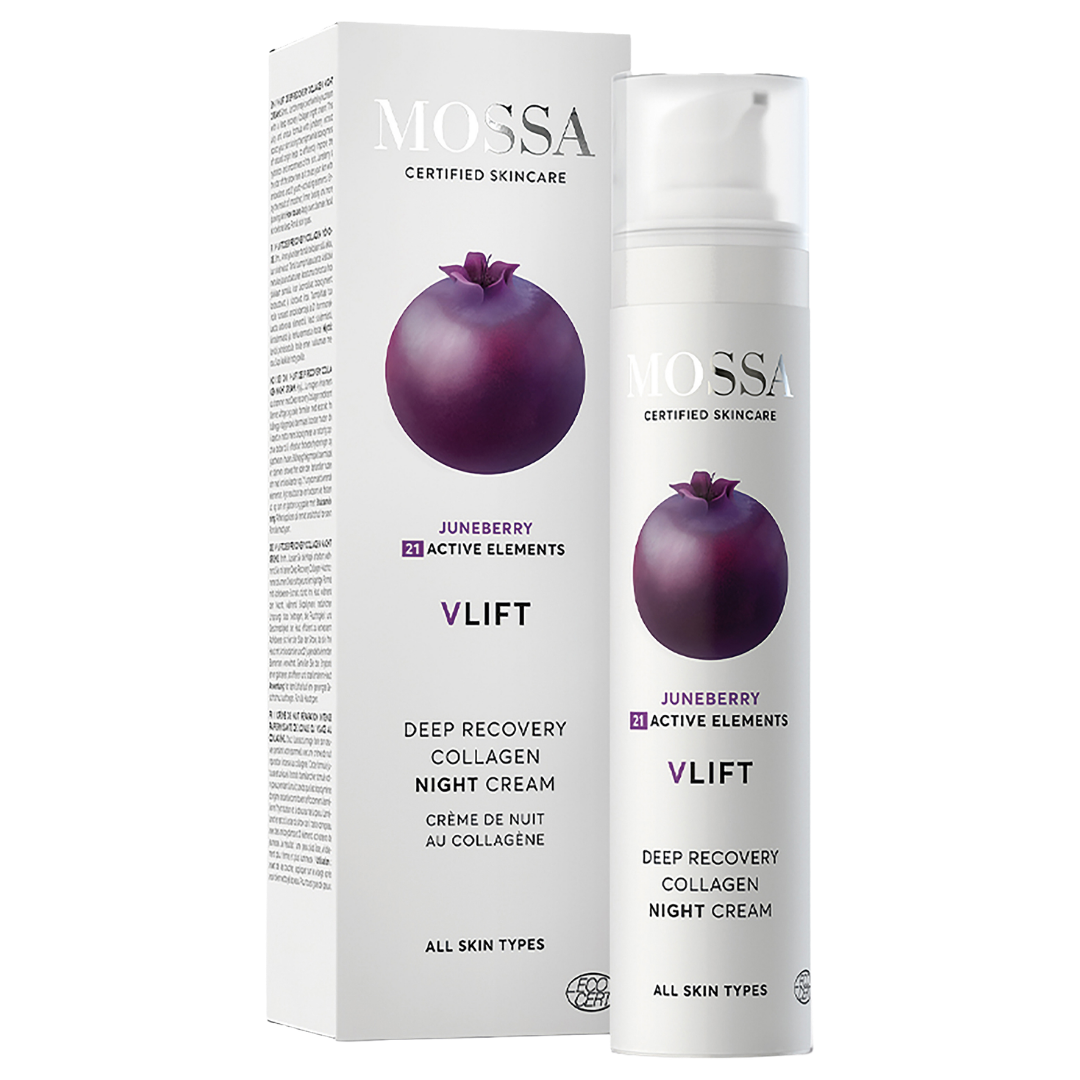 Mossa V Lift Deep Recovery Collagen Night Cream - Kiinteyttävä yövoide 50 ml - Sinunapteekki.fi