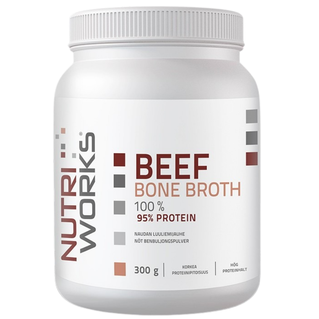 Nutri Works Beef Bone Broth 100 % - Luuliemijauhe 300 g