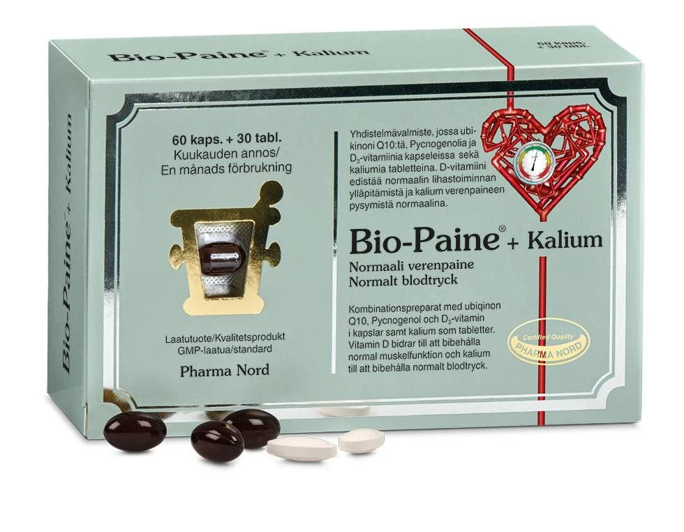 Pharma Nord Bio-Paine + Kalium - 60 kaps. + 30 tabl. - Sinunapteekki.fi