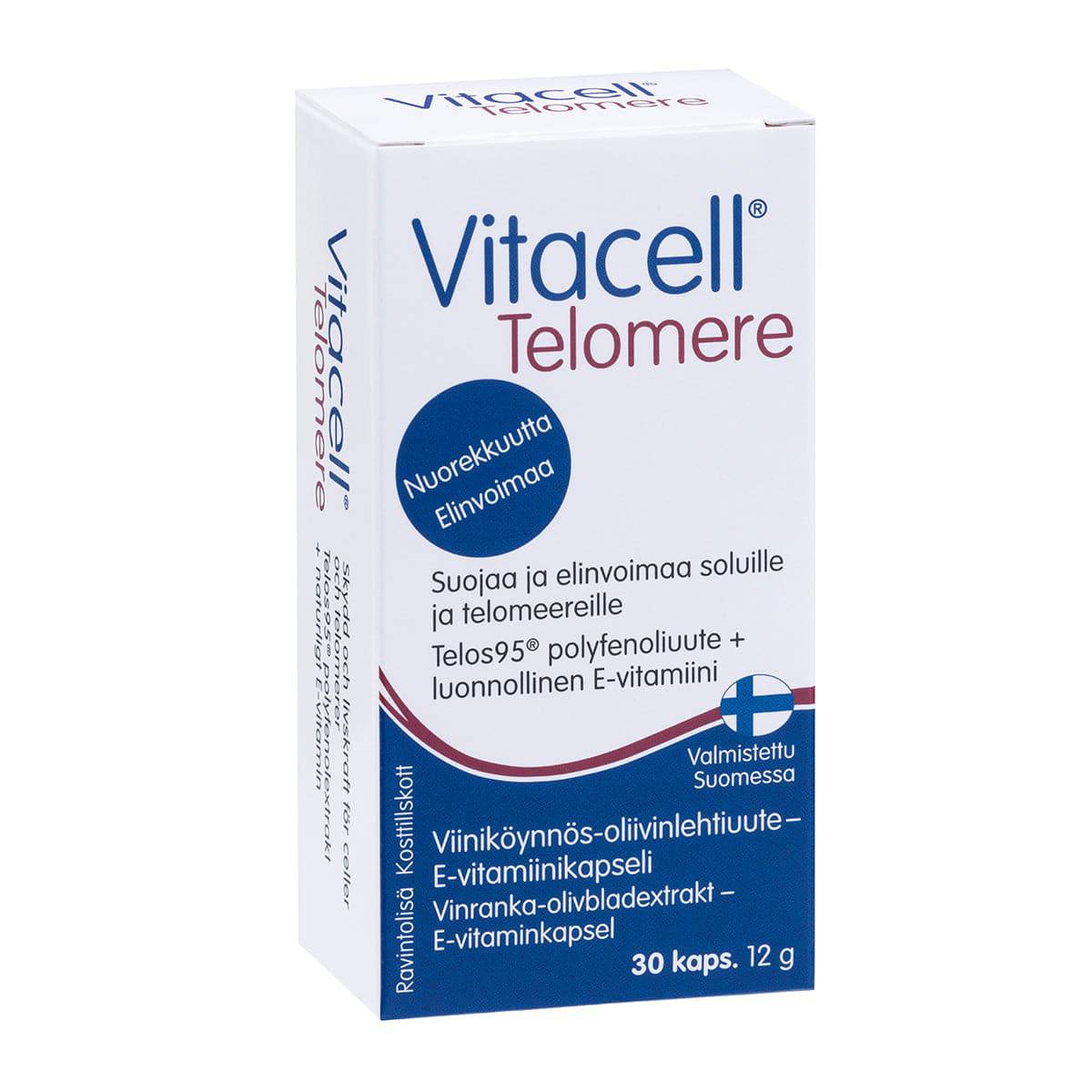 Vitacell Telomere 30 kaps. - Sinunapteekki.fi