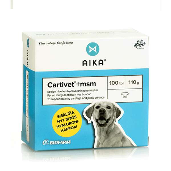 AIKA Cartivet + MSM 100 tabl. - erä - Sinunapteekki.fi