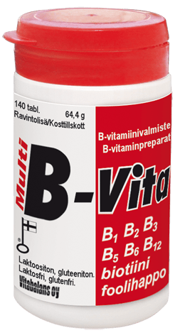 Multi B-Vita - B-vitamiinivalmiste - Sinunapteekki.fi