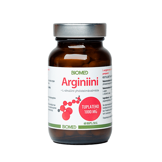Biomed Arginiini 60 kaps. - Sinunapteekki.fi