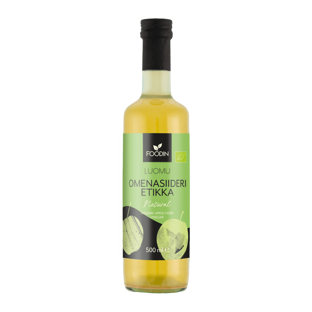 Foodin Omenasiiderietikka Luomu 500 ml - Sinunapteekki.fi