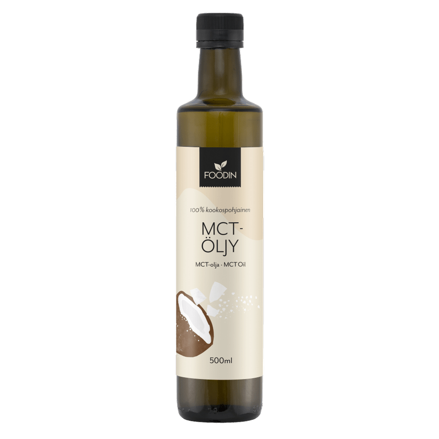 Foodin MCT-öljy 500 ml - Sinunapteekki.fi