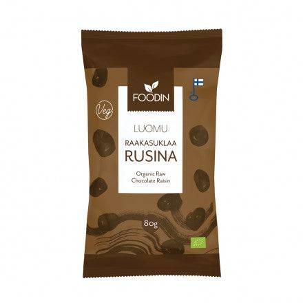 Foodin Raakasuklaa Rusina Luomu 80 g - Sinunapteekki.fi