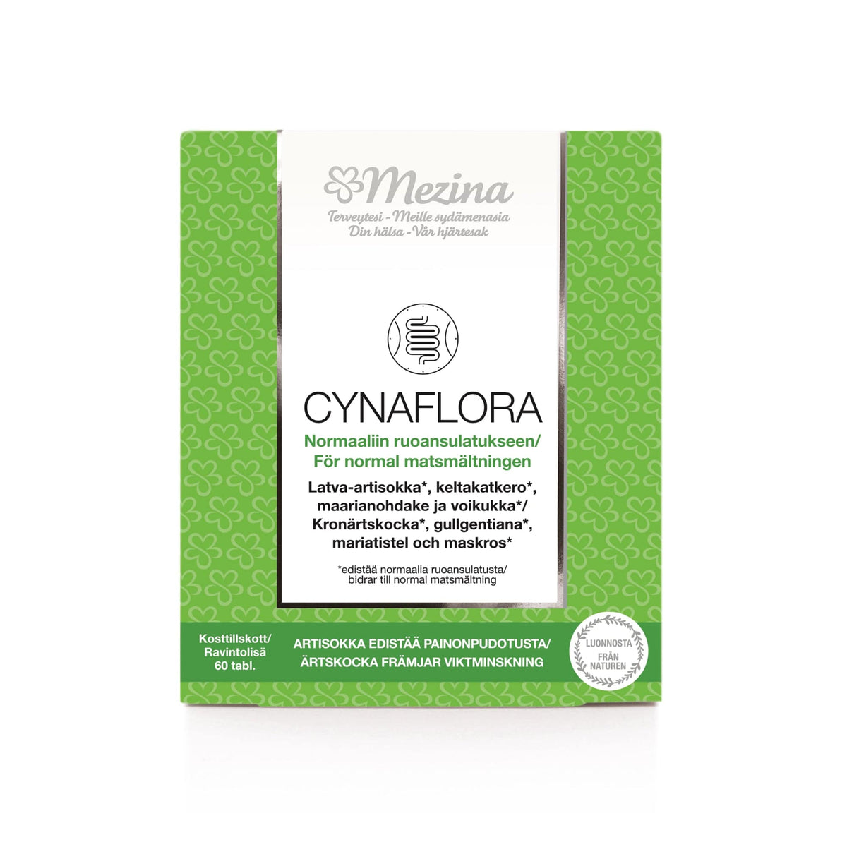 Mezina Cynaflora 60 tabl. - Päiväys 03/2025 - Sinunapteekki.fi