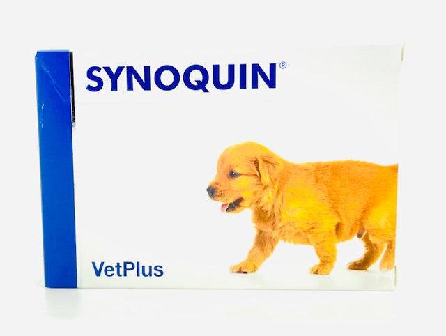 Synoquin Growth - Täydennysrehuvalmiste yli 3 kk kasvuikäisille koiranpennuille 60 tabl. - Sinunapteekki.fi