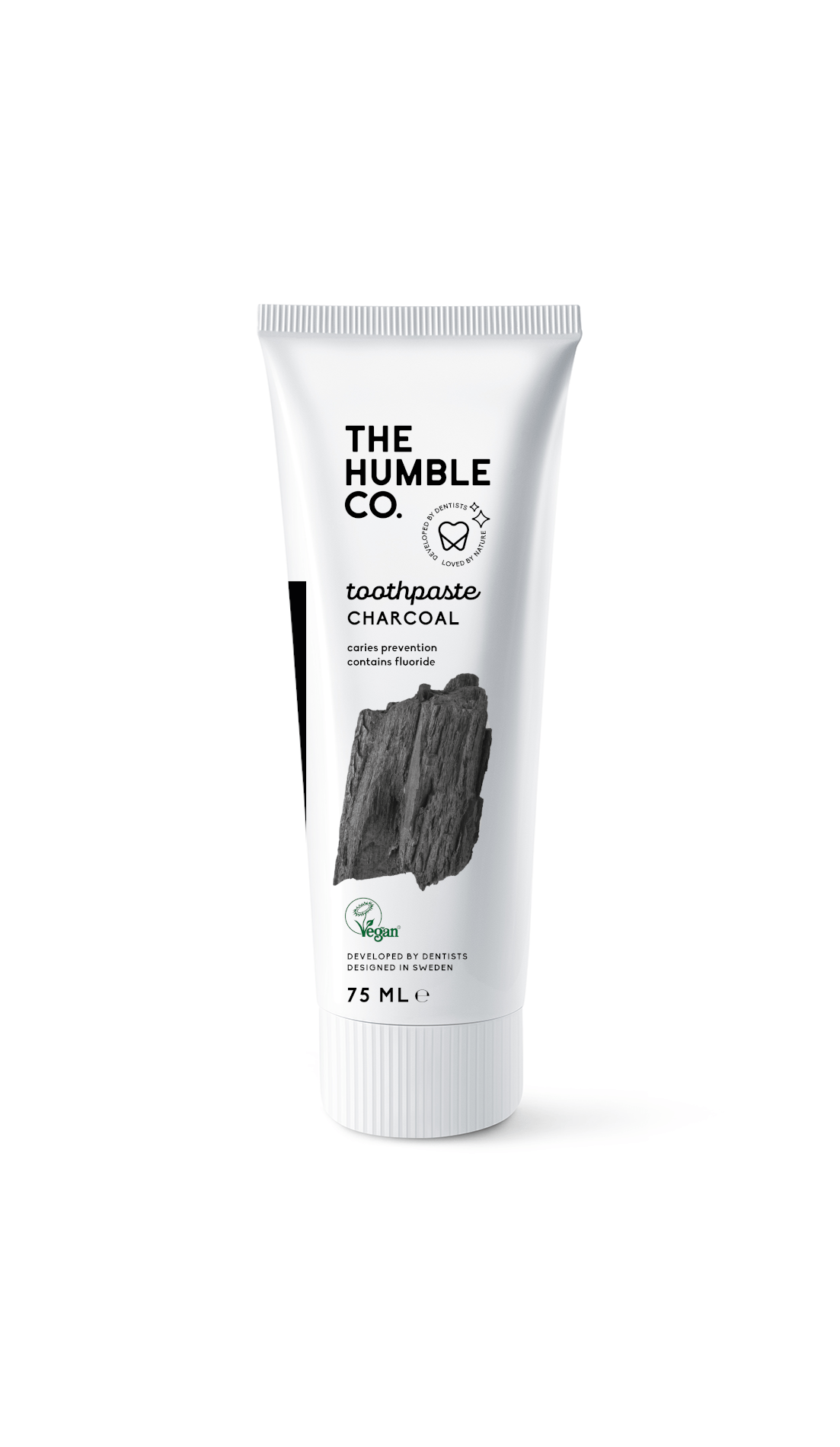 The Humble Co Charcoal Natural Toothpaste - Hiilihammastahna 75 ml - Sinunapteekki.fi