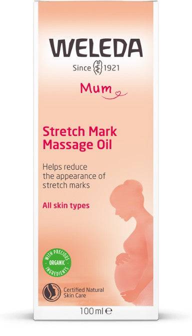 Weleda Mum Stretch Mark Massage Oil - Hierontaöljy raskausarpien ehkäisyyn 100 ml - Sinunapteekki.fi