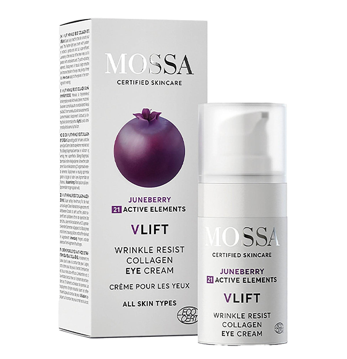 Mossa V Lift Wrinkle Resist Collagen Eye Cream - Kiinteyttävä silmänympärysvoide 15 ml - Sinunapteekki.fi
