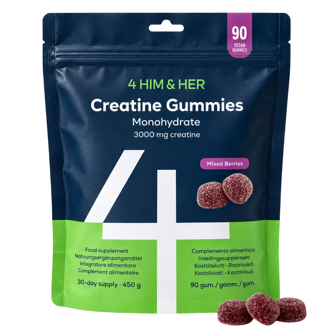 4 HIM & HER Creatine Gummies 90 kpl