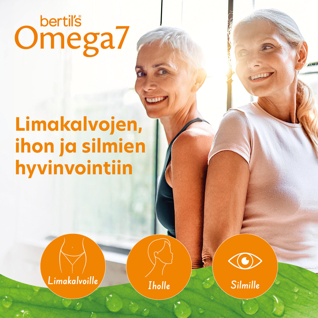 Bertil's Omega7 Kaksoistyrniöljy 150 kaps