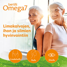 Bertil's Omega7 Kaksoistyrniöljy 150 kaps