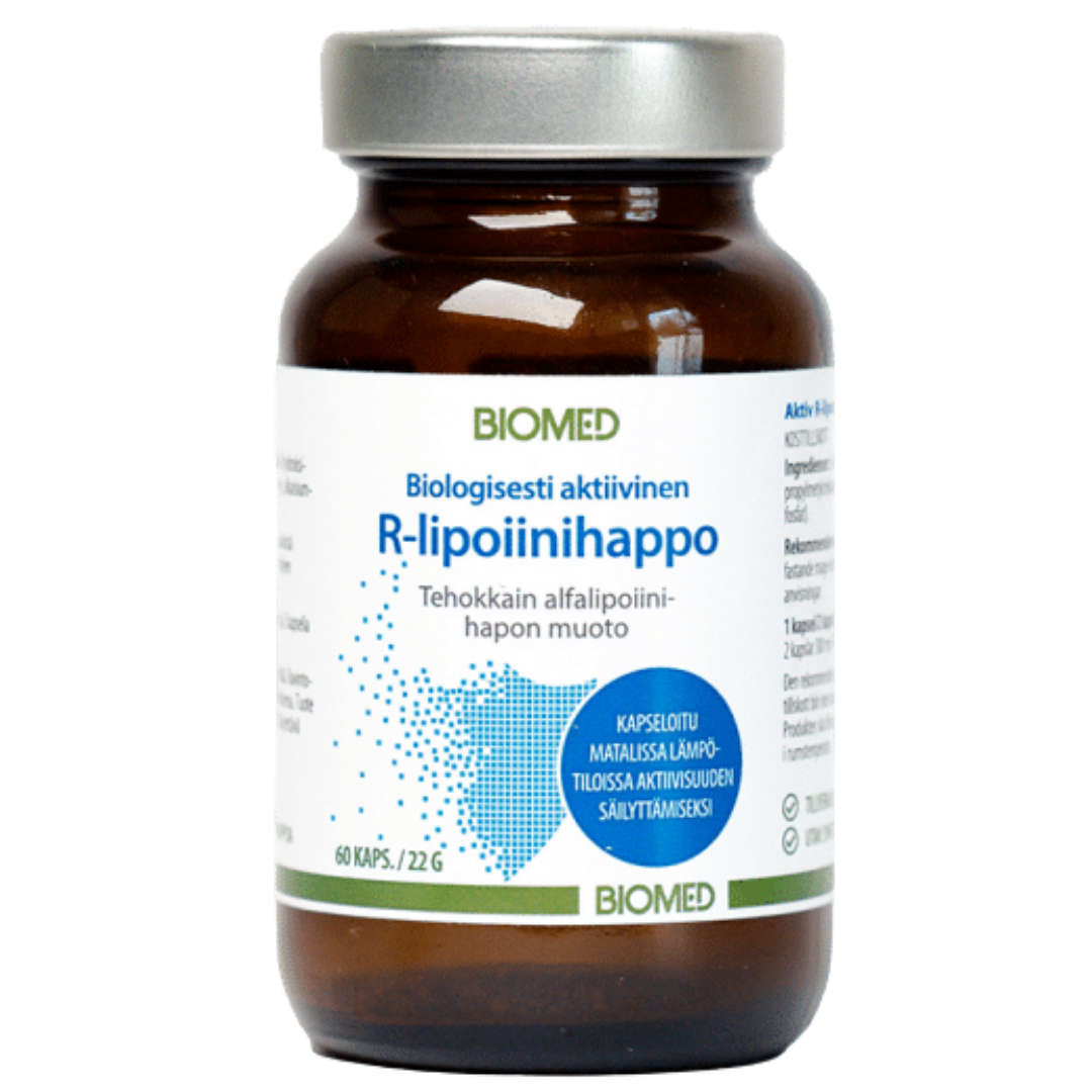 Biomed R-lipoiinihappo 60 kaps.
