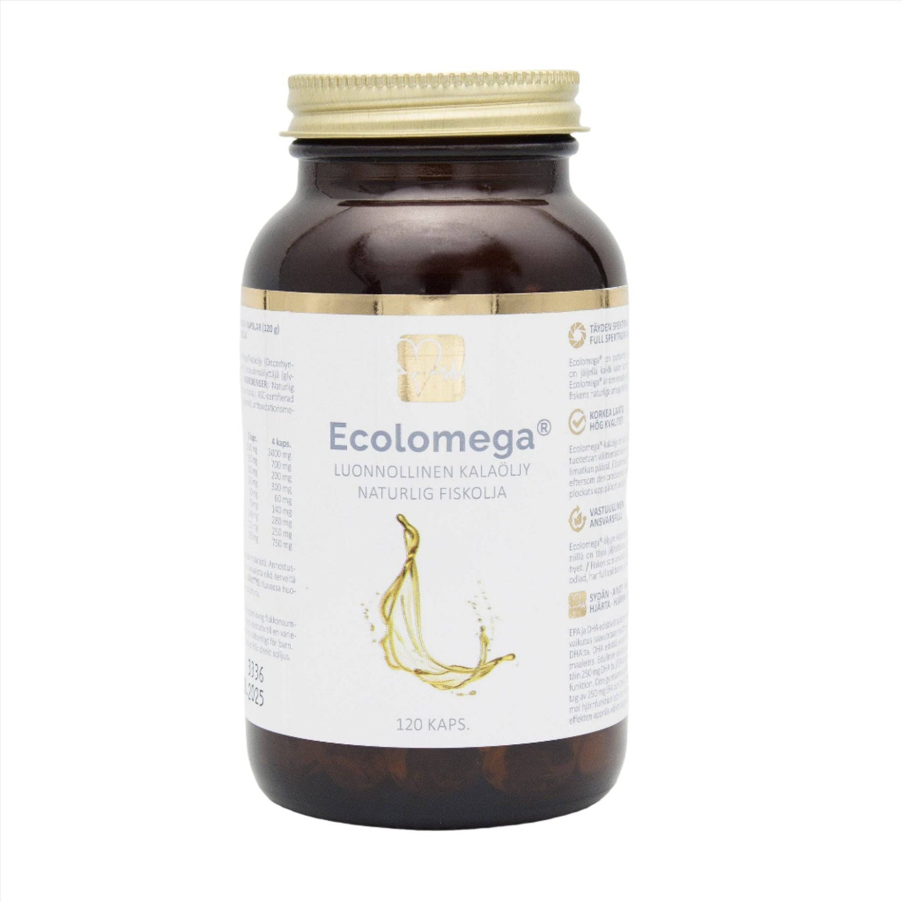 Ecolomega kalaöljykapseli 120 kaps. - Sinunapteekki.fi