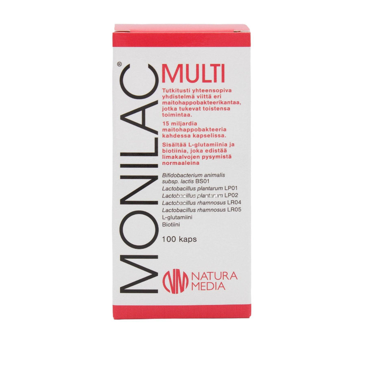 Monilac Multi - Maitohappobakteeri 100 kaps. - Sinunapteekki.fi
